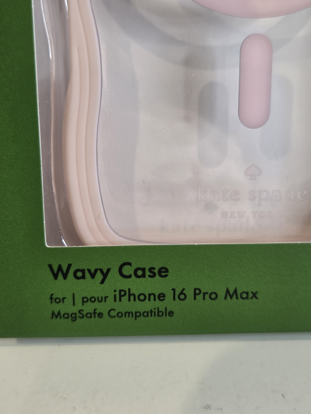 Kate Spade NY Pink Wavy iPhone 16 Pro Max Case - Picture 3 of 5